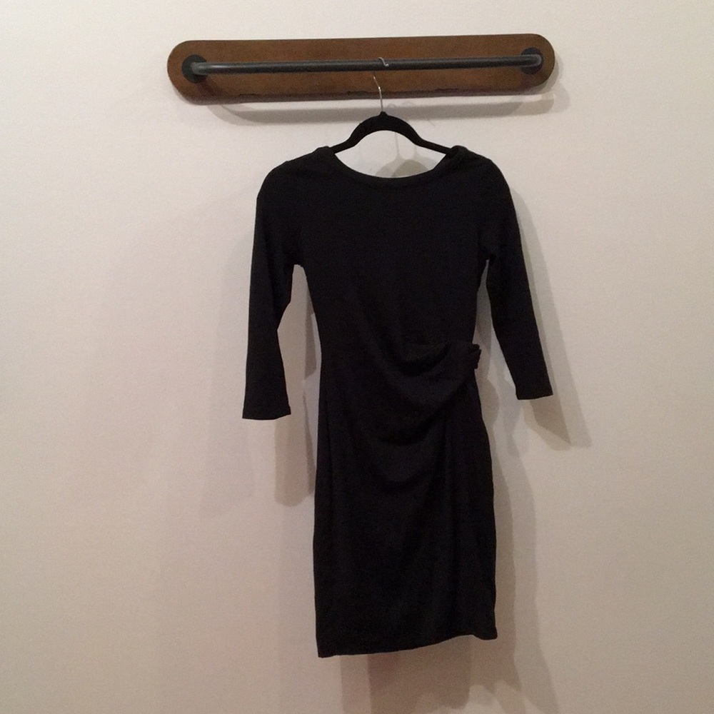 Little black knot dress